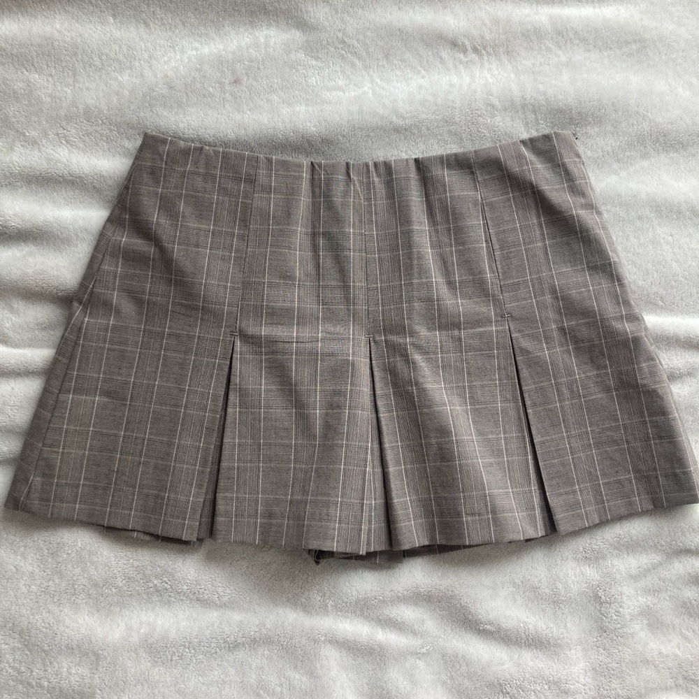 Zara Plaid Mini Skirt